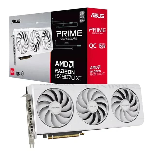 ASUS ASUS Prime Radeon RX 9070 XT White OC 16GB