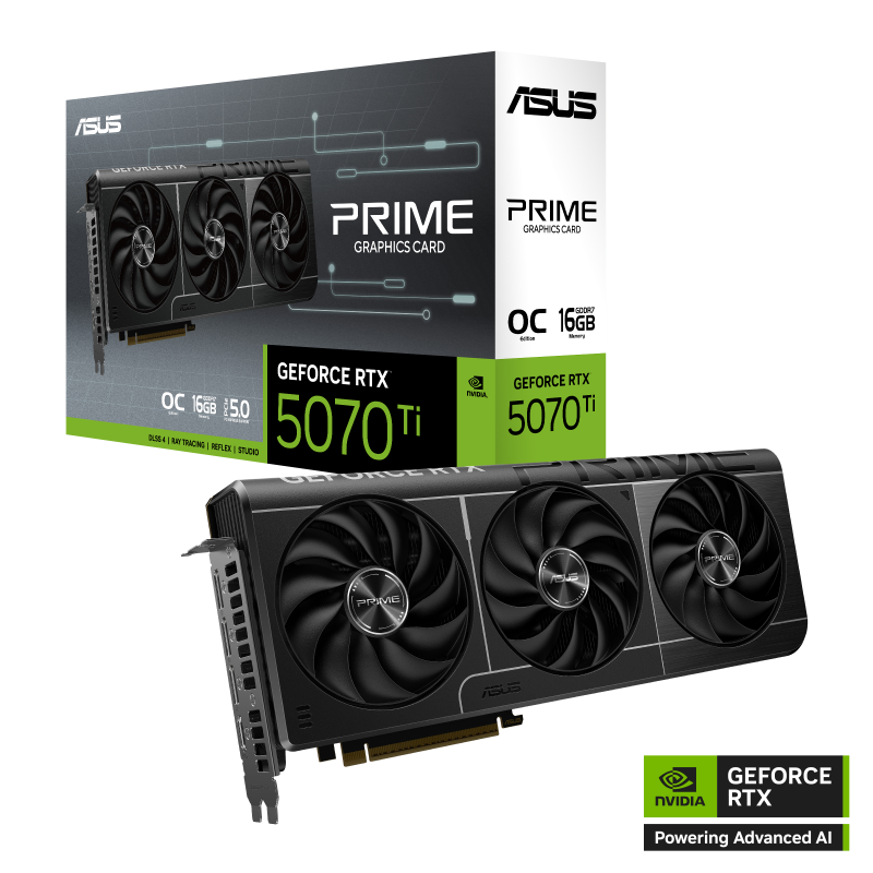 ASUS PRIME GeForce RTX 5070 Ti 16GB GDDR7 OC