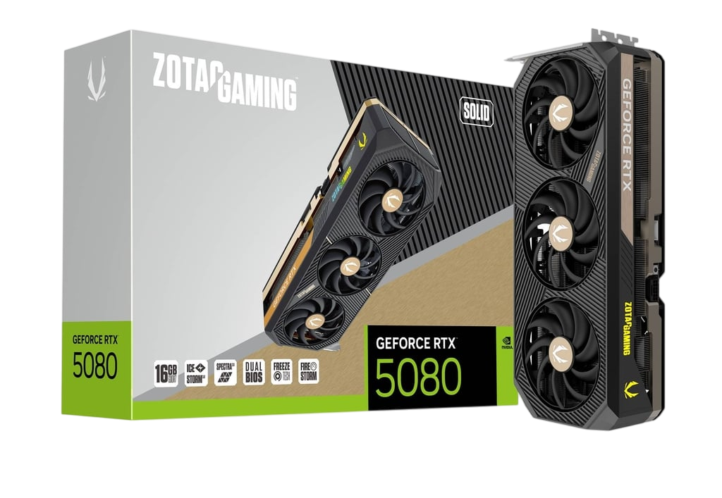 ZOTAC GAMING GeForce RTX 5080 SOLID 16GB GDDR7