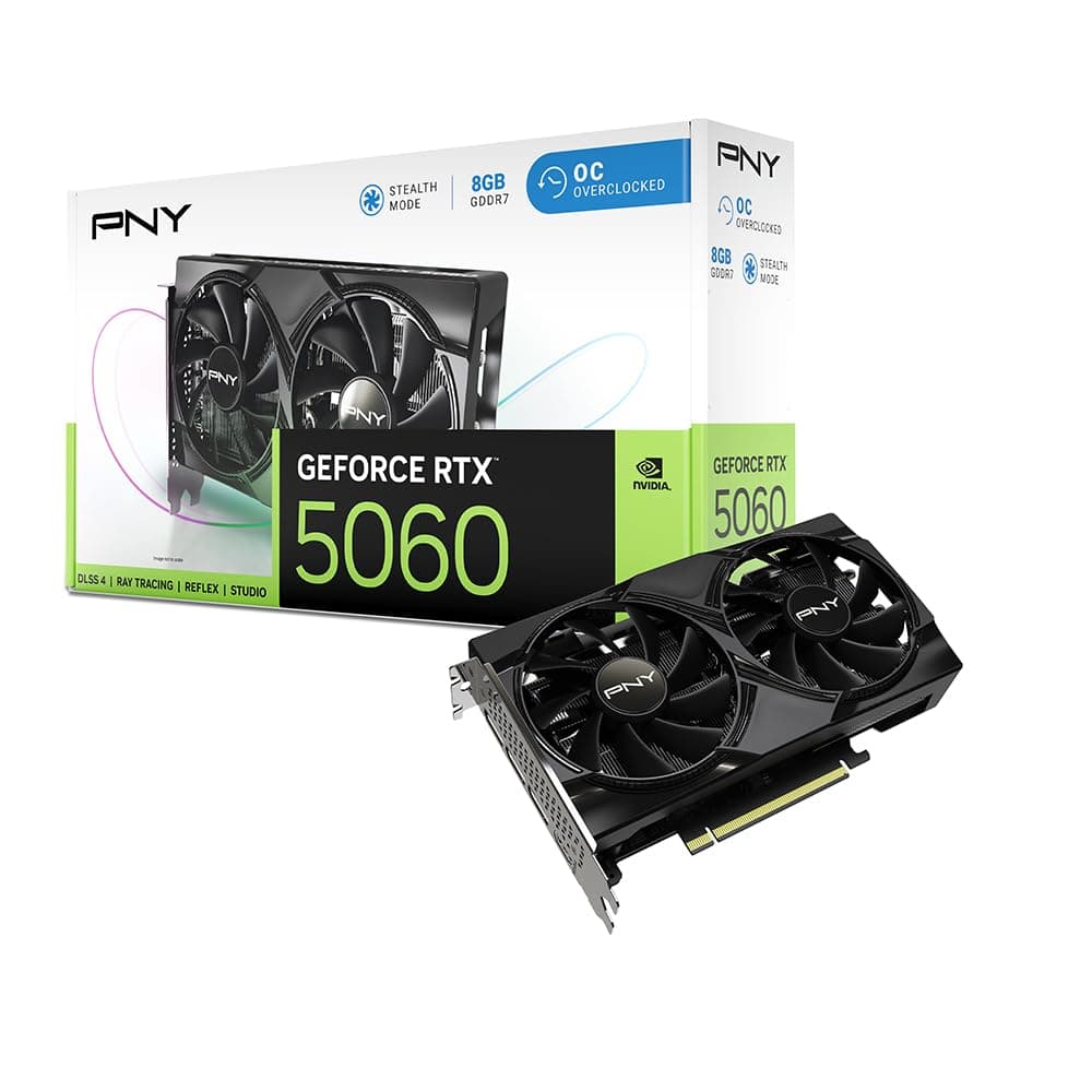 PNY RTX 5060 Dual Fan 8Go OC | DLSS Gaming